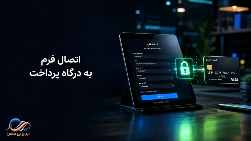 اتصال فرم به درگاه