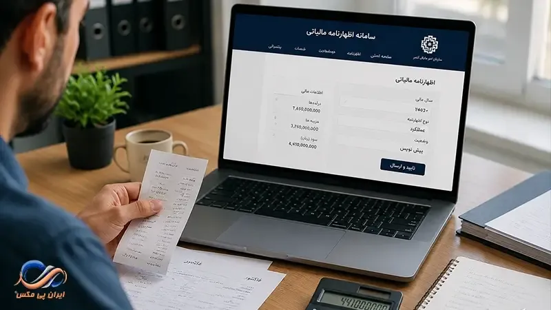 انواع اظهارنامه مالیاتی